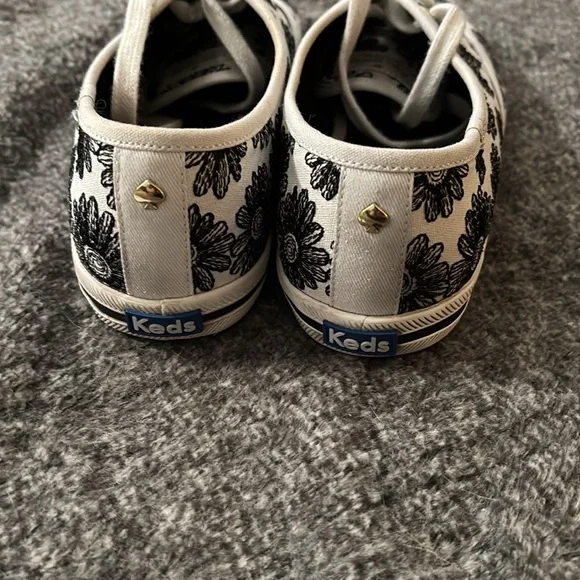 Keds for Kate Spade Embroidered Floral Design Sneakers 9.5 - Picture 7 of 8